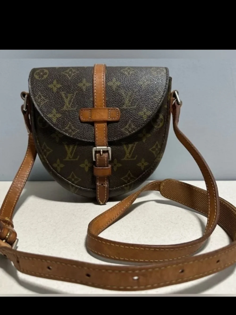 Louis Vuitton Mini Brown Monogram Canvas Chantilly Shoulder Bag - Picture 8 of 8
